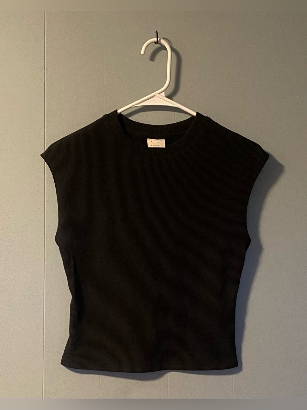 Black Boxy Top